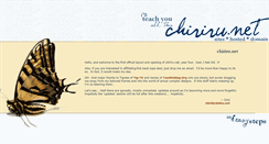 Desktop Screenshot of chiriru.net